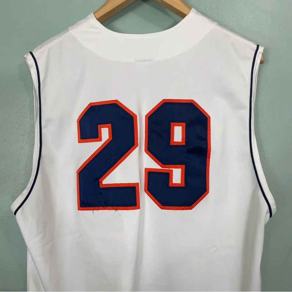 Nike BIG Illinois NCAA Authentic Vest Jersey Baseball‎ Button Stitched Sz 48